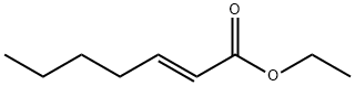 2-Heptenoic acid, ethyl ester, (2E)- Struktur