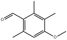 4-メトキシ-2,3,6-トリメチルベンズアルデヒド 化学構造式