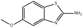 5-メトキシ-2-ベンゾチアゾールアミン 化学構造式