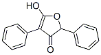 4-ヒドロキシ-3,5-ジフェニル-2(5H)-フラノン 化学構造式