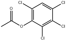 2,3,4,6-四氯苯酚乙酸酯,5435-60-9,结构式