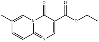 7-Methyl-4-oxo-4H-pyrido[1,2-a]pyrimidine-3-carboxylic acid ethyl ester Struktur
