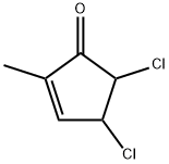 2-Cyclopenten-1-one,  4,5-dichloro-2-methyl- 化学構造式
