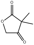 3,3-二甲基呋喃-2,4(3H,5H)-二酮, 5436-15-7, 结构式