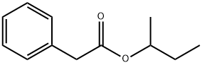 Benzeneacetic acid, 1-Methylpropyl ester Struktur