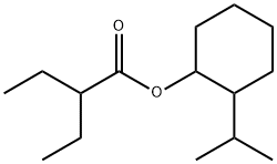(2-propan-2-ylcyclohexyl) 2-ethylbutanoate Struktur