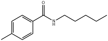 4-甲基-N-N-戊基苯甲酰胺 结构式