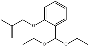 1-(diethoxymethyl)-2-(2-methylprop-2-enoxy)benzene Structure
