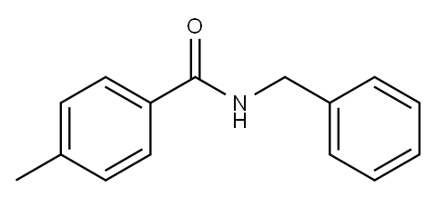 N-benzyl-4-methyl-benzamide Struktur