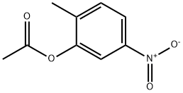 2-METHYL-5-NITROPHENYL ACETATE Struktur