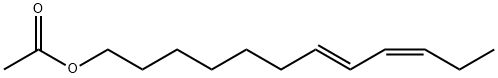 酢酸[(7E,9Z)-7,9-ドデカジエン]-1-イル 化学構造式