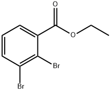 2,3-DIBROMO-BENZOIC ACID ETHYL ESTER 化学構造式
