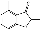 2,4-ジメチル-3(2H)-ベンゾフラノン 化学構造式