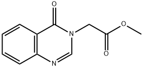 (4-OXO-4H-QUINAZOLIN-3-YL)-ACETIC ACID METHYL ESTER 化学構造式