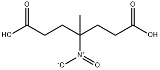 4-(羟基(氧代)氨基)-4-甲基庚二酸 结构式
