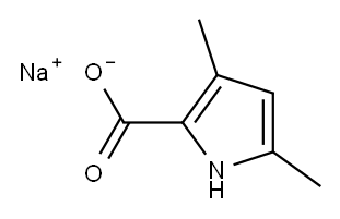 sodiuM 3,5-diMethyl-1H-pyrrole-2-carboxylate Structure