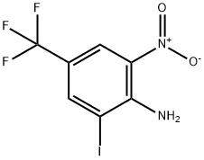 2-碘-6-硝基-4-(三氟甲基)苯胺, 543740-74-5, 结构式