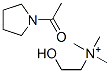 acetylpyrrolidinecholine,54377-96-7,结构式