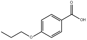 4-Propoxybenzoic acid Struktur