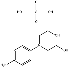 N,N-Bis(2-hydroxyethyl)-p-phenylenediamine sulphate Struktur