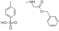 4-トルエンスルホン酸サルコシンベンジルエステル塩 化学構造式