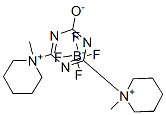 1,1'-(6-oxido-1,3,5-triazine-2,4-diyl)bis(1-methylpiperidinium) tetrafluoroborate(1-) Struktur