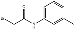 2-ブロモ-N-(3-メチルフェニル)アセトアミド 化学構造式