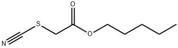 Pentyl=thiocyanatoacetate Struktur