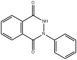 2-フェニルフタラジン-1,4(2H,3H)-ジオン 化学構造式
