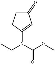Carbamic  acid,  ethyl(3-oxo-1-cyclopenten-1-yl)-,  methyl  ester  (9CI) Struktur