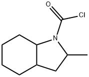 1H-Indole-1-carbonyl chloride, octahydro-2-methyl- (9CI) Struktur