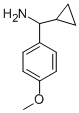 1-环丙基-1-(4-甲氧基苯基)乙胺, 54398-65-1, 结构式