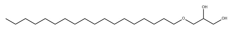 Batyl alcohol Structure