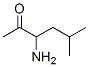 3-amino-5-methyl-hexan-2-one Structure