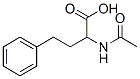 2-acetamido-4-phenyl-butanoic acid Struktur