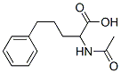 2-acetamido-5-phenyl-pentanoic acid Structure