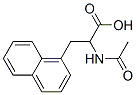 2-acetamido-3-naphthalen-1-yl-propanoic acid Struktur