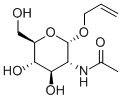 ALLYL 2-ACETAMIDO-2-DEOXY-ALPHA-D-GLUCOPYRANOSIDE Struktur
