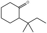 2-(2-methylbutan-2-yl)cyclohexan-1-one Struktur