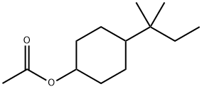 4-tert-ペンチルシクロヘキサノールアセタート 化学構造式