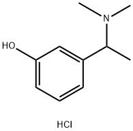 3-[1-(二甲基氨基)乙基]苯酚盐酸盐, 5441-61-2, 结构式