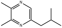 2,3-ジメチル-5-(2-メチルプロピル)ピラジン 化学構造式