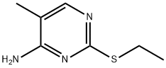2-(Ethylthio)-5-methyl-4-pyrimidinamine Structure
