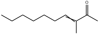 3-メチル-3-デセン-2-オン 化学構造式