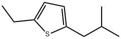 2-Ethyl-5-(2-methylpropyl)thiophene,54411-05-1,结构式