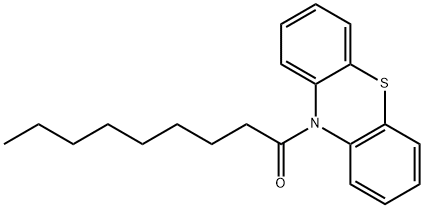 1-phenothiazin-10-ylnonan-1-one 结构式