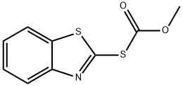 Carbonothioic acid, S-2-benzothiazolyl O-methyl ester (9CI) Struktur