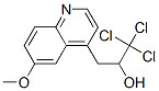 1,1,1-trichloro-3-(6-methoxyquinolin-4-yl)propan-2-ol Struktur