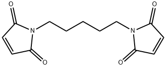 1,1'-(1,5-ペンタンジイル)ビス(1H-ピロール-2,5-ジオン) 化学構造式