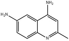 2-甲基喹啉-4,6-二胺 结构式